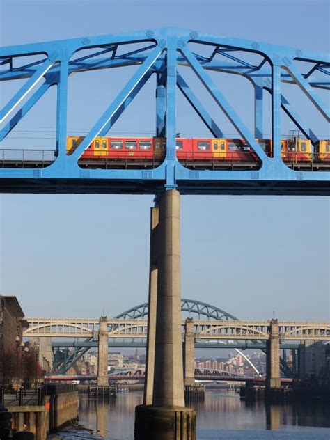 Photographs Of Newcastle: QE II Bridge (Metro Bridge)