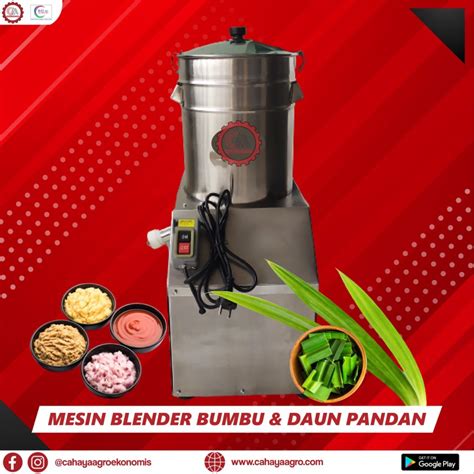 Jual Mesin Blender Bumbu Dan Daun Pandan Harga Terjangkau Cocok Untuk