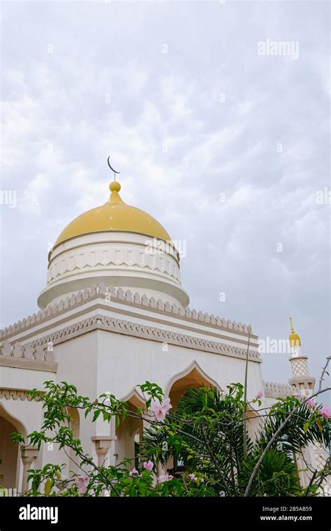 Beautiful Dome Of The Cotabato Grand Mosque In Maguindanao Philippines