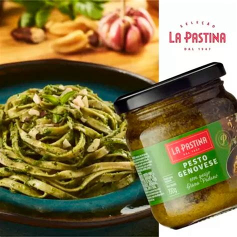 Na Laticinios Piramide Tem Molho Pesto Genovese C Queijo Grana Padano