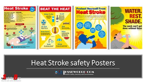 Heat Stroke First Aid And Safety Posters Hsse World