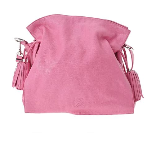 Loewe Flamenco Pink Leather Ref Joli Closet