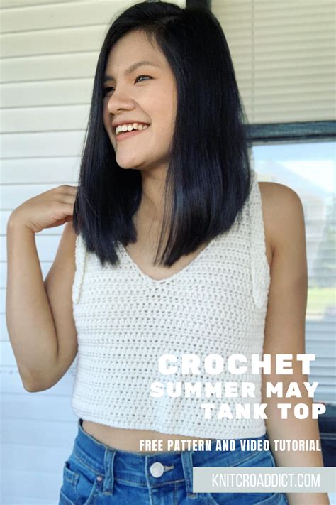 Crochet Summer May Tank Top Free Pattern Knitcroaddict