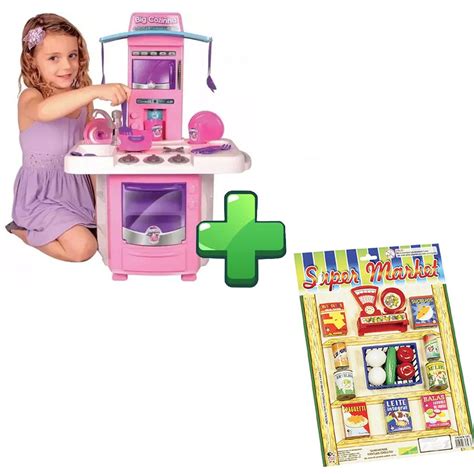 MEP Cozinha Infantil Pia Sai ÁGUA De VERDADE 68cm Altura Brinquedos Big