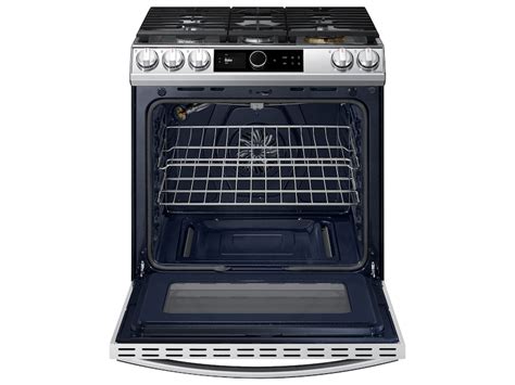 Nx60t8711ssaa 60 Cu Ft Smart Slide In Gas Range With Smart Dial And Air Fry In Stainless