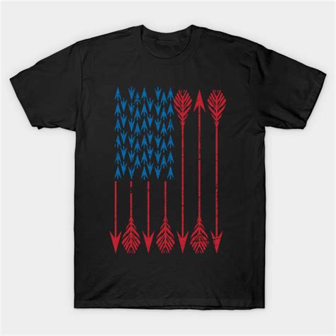 Archery Usa American Flag Arrows Shirt Archery T Shirt Teepublic