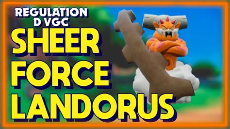 Sheer Force Landorus Does 30 MORE DAMAGE Competitive Pokemon