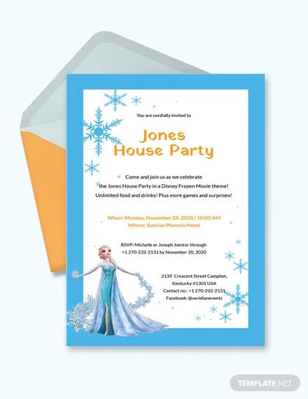 14 Frozen Invitation Templates Word Psd Ai Free And Premium Templates