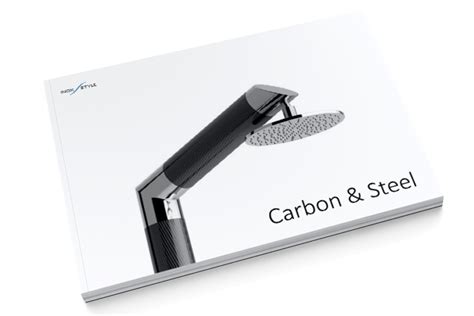 Carbon Fibre And Stainless Steel Shower Carbon Steel Inoxstyle