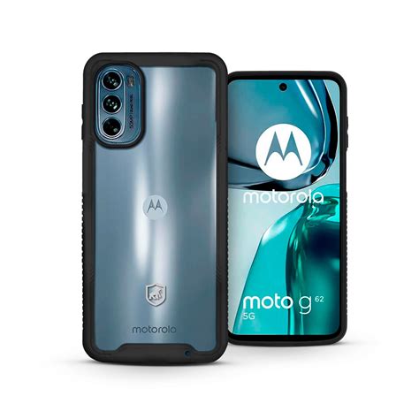 Capa Para Motorola Moto G62 5G Stronger Preta Gshield Gshield