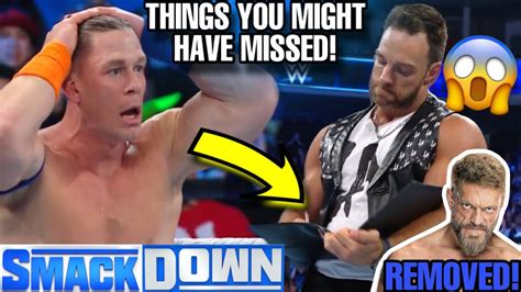 THINGS YOU MIGHT HAVE MISSED WWE SMACKDOWN LA KNIGHT RETURNS AND IS