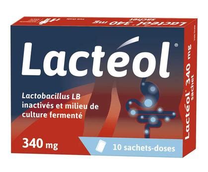 LACTEOL 340 mg Poudre pour suspension buvable boîte de 10 sachets doses