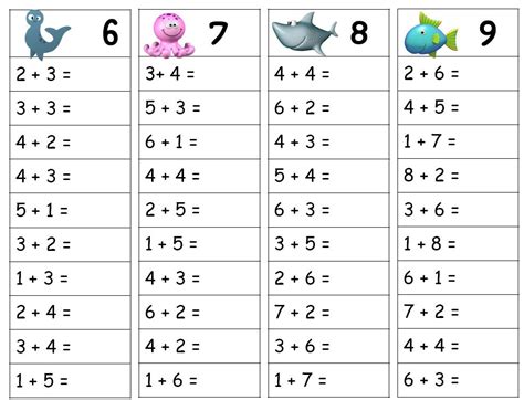 Feuille De Calcul Cp Fiches De Calculs Poses Additions Soustractions