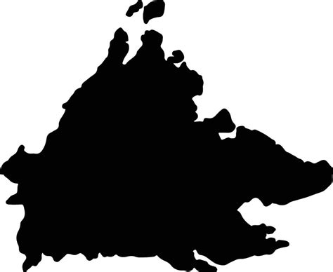 Sabah Malaysia Silhouette Map 37801329 Vector Art At Vecteezy