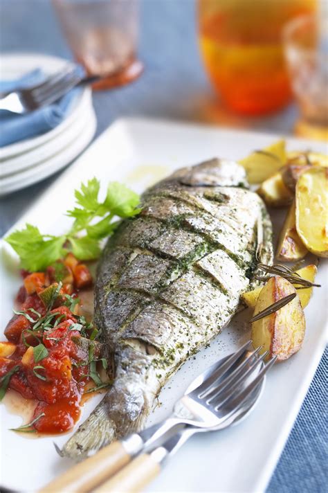 Simple Italian-Style Whole Roast Fish in Herbs