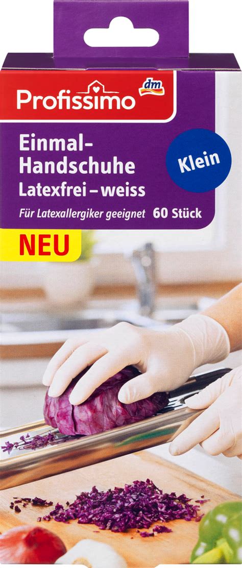 Profissimo Einmalhandschuhe latexfrei weiß Klein 60 St dauerhaft