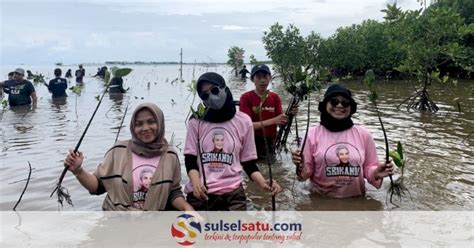 Wujud Nyata Menjaga Bumi Srikandi Ganjar Sulsel Ajak Warga Tanam 500