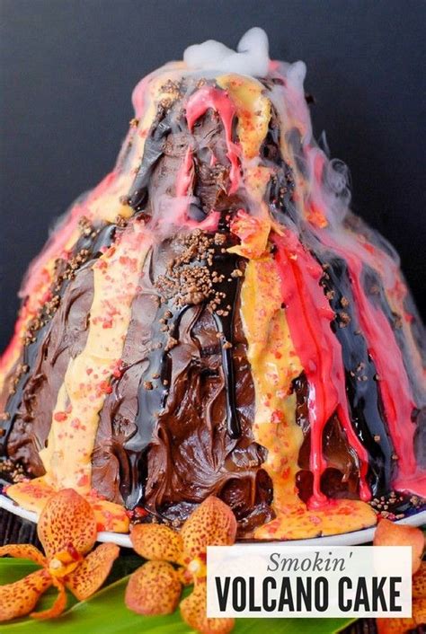 Pin By Gaylene Dueck On Cakes Volcano Cake Chocolate Cake Hawaii Cake