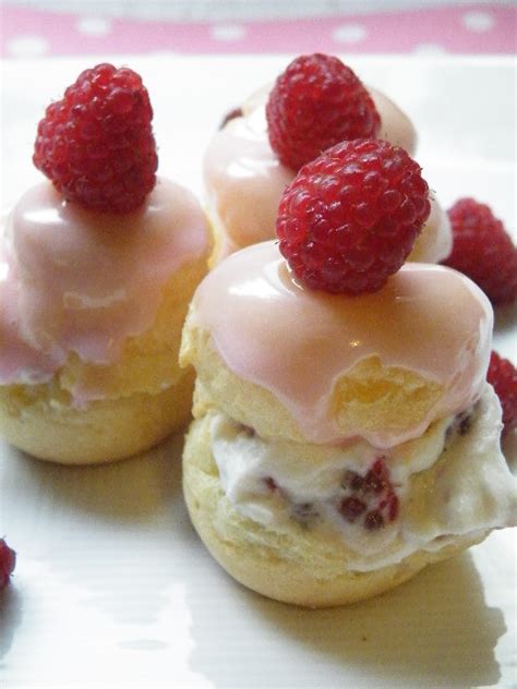 Cooking Recipes Feeling French Raspberry Cream Puffs