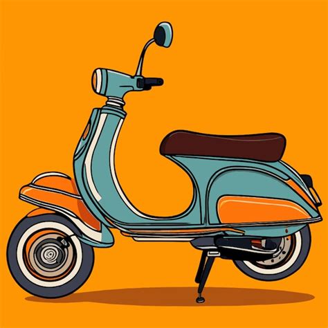 Una Mano Dibujando Un Scooter El Ctrico Elegante Y Ecol Gico Con