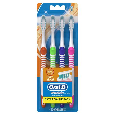 Oral B Deep Clean Toothbrush Soft 4 Count