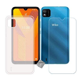 Housse Etui Coque Pochette Silicone Gel Fine Pour Wiko Y62 Film Ecran