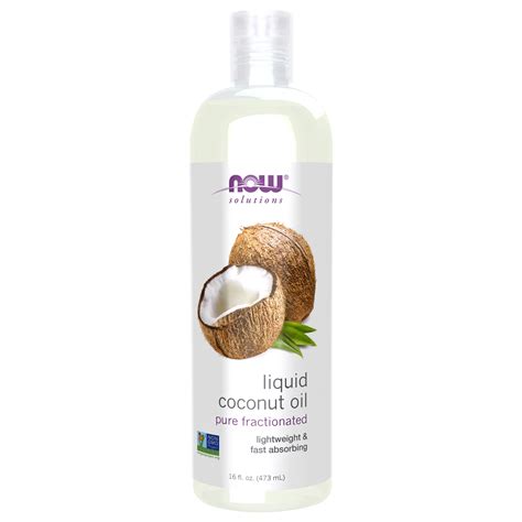 NOW Liquid Coconut Oil - Shop Essential oils at H-E-B