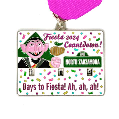 Fiesta Count Down Fiesta Medal 2024 By Sa Flavor