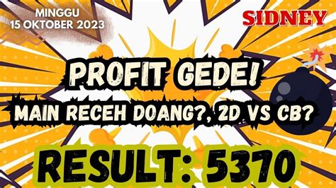 Prediksi Sydney 15 Oktober 2023 Hari Ini Bocoran Togel Sdy Hari Ini