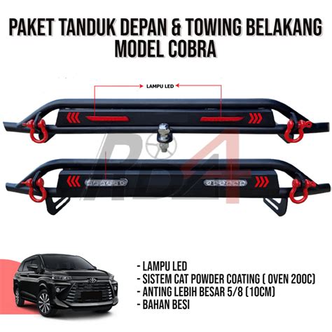 Jual Paket Tanduk Dan Towing Depan Belakang Mobil All New Avanza Xenia