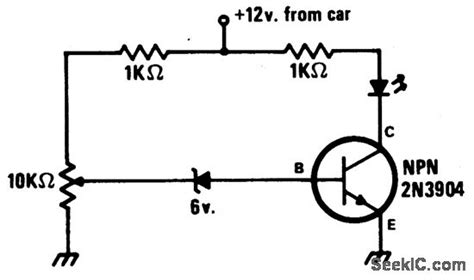 Car Battery Monitor Measuring And Test Circuit Circuit Diagram