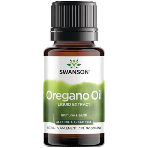 Extracto líquido de aceite de orégano Swanson 13 mg 29 6 ml