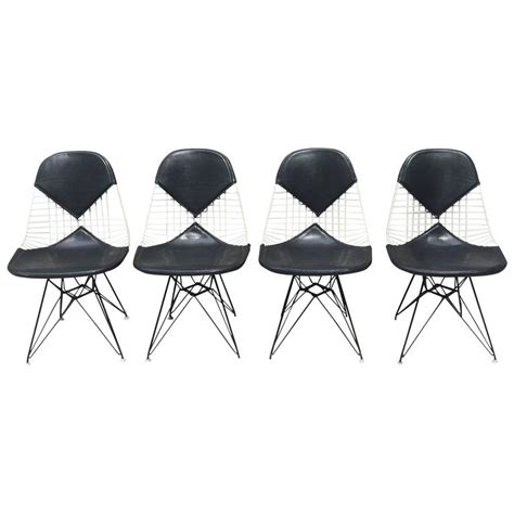 Four Herman Miller Eames DKR 2 Bikini Chairs For Sale At 1stDibs