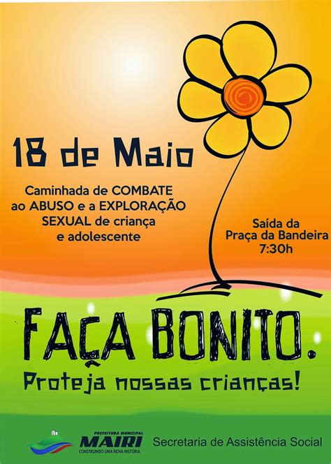 Mairi News 18 De Maio Dia Nacional De Combate Ao Abuso E à Exploração Sexual De Crianças E