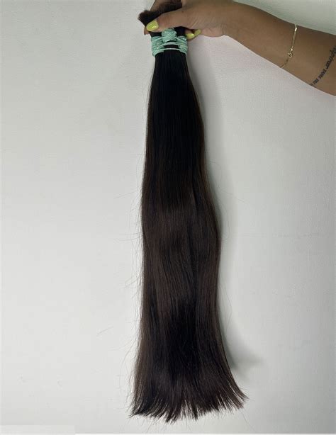 Cabelo Humano Vietnamita Premium Levemente Ondulado 65 CM Barão do Cabelo