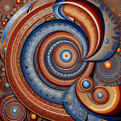 Spiral Abstract Art with Uniformed Designs | Stable Diffusion Online