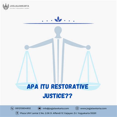 Apa Itu Restorative Justice Jogjalawkarta