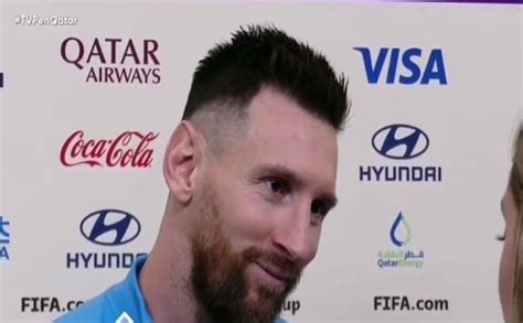 Periodista Emociona A Messi Atravesaste A Cada Uno De Los Argentinos