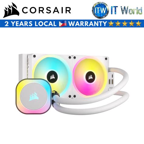 Corsair iCUE Link H100i RGB AIO 240mm Radiator Liquid CPU Cooler ...