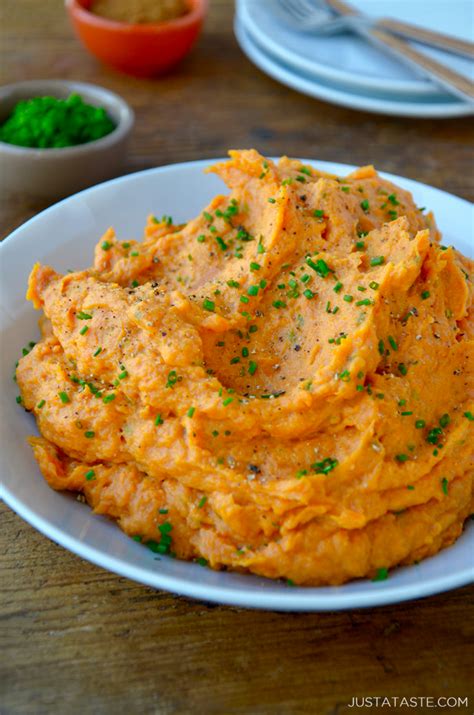 The Best Mashed Sweet Potatoes Just A Taste Best Mashed Sweet Potato Recipe Mashed Sweet