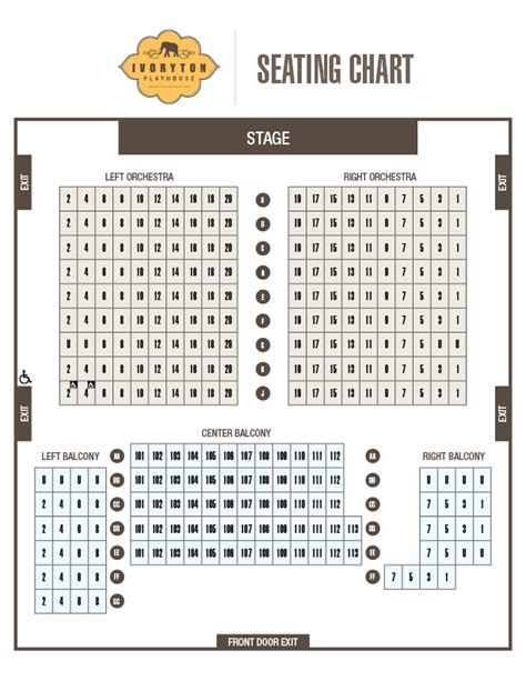 Seating Chart - Ivoryton Playhouse