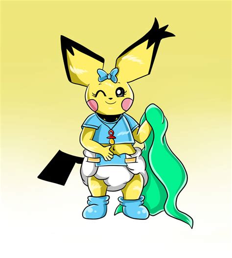 Cute Tammy The Baby Pichu Commission By Platinasena On Deviantart