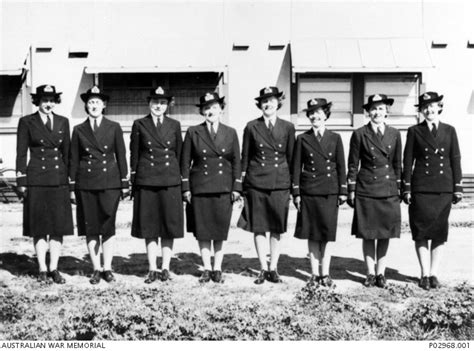 Group Portrait Of Officers Of The Women S Royal Australian Naval