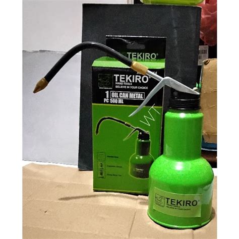 Jual Pompa Oli Botol Oil Can Metal 500ml Tekiro Shopee Indonesia