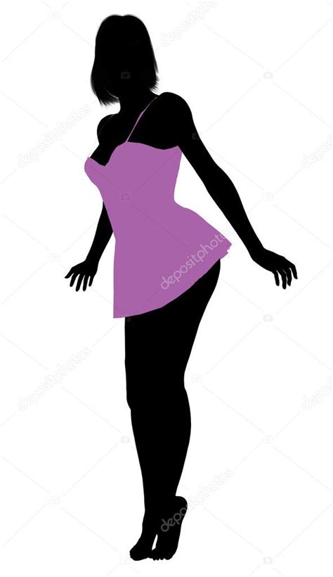 Woman Lingerie Silhouette Stock Photo Kathygold 2689208