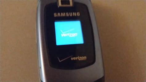 [etc] Samsung Snap Sch U340 Verizon Startup And Shutdown Youtube