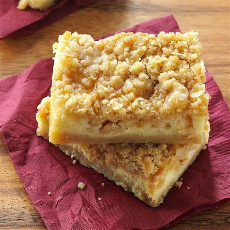 Apple Caramel Cheesecake Bars Recipe Taste Of Home