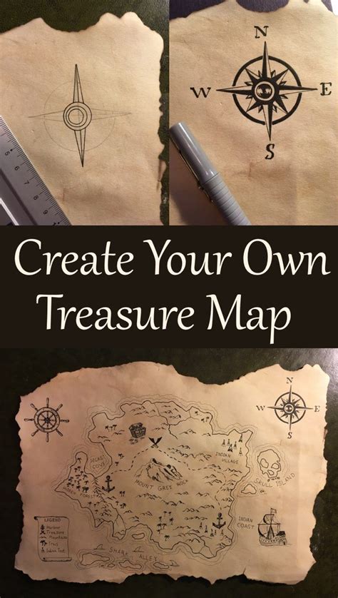 How To Create Your Own Treasure Map In Steps How To Make A Paper