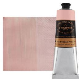 Charvin Extra Fine Artists Acrylic Caribbean Pink 150ml Jerry S