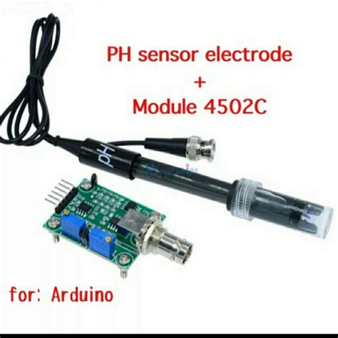 Jual Liquid Ph0 14 Value Detect Sensor Module Ph Electrode Probe Bnc Kota Bandung It